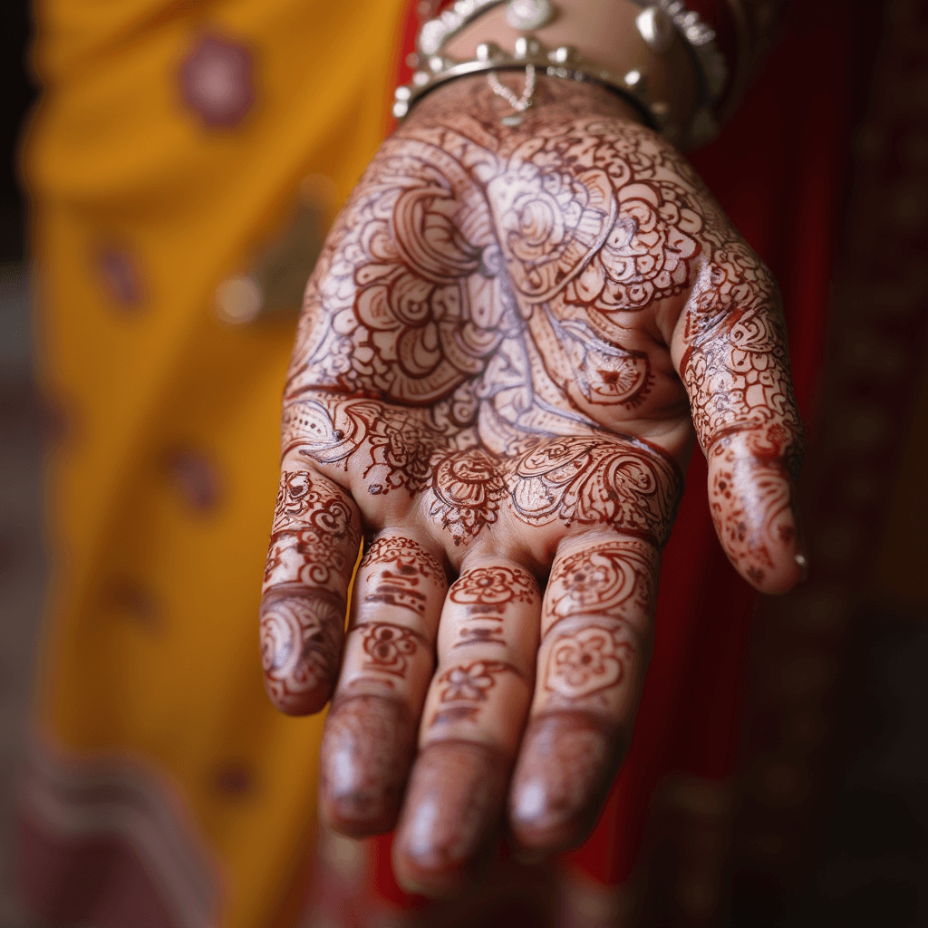 Indian Traditional mehandi design by Aditi